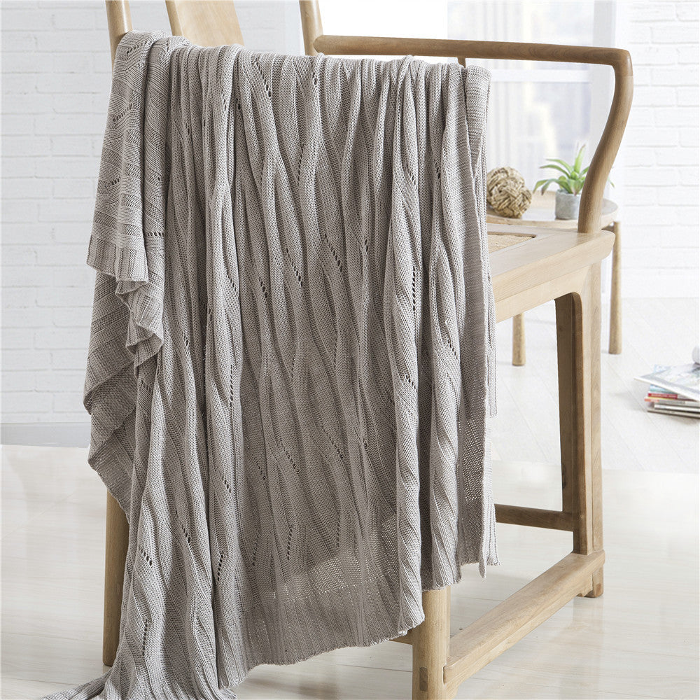 Knitted Blanket - Bamboo FIber