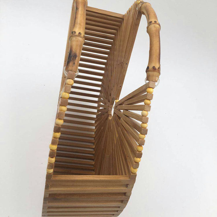 Globe Shape Bamboo Bag