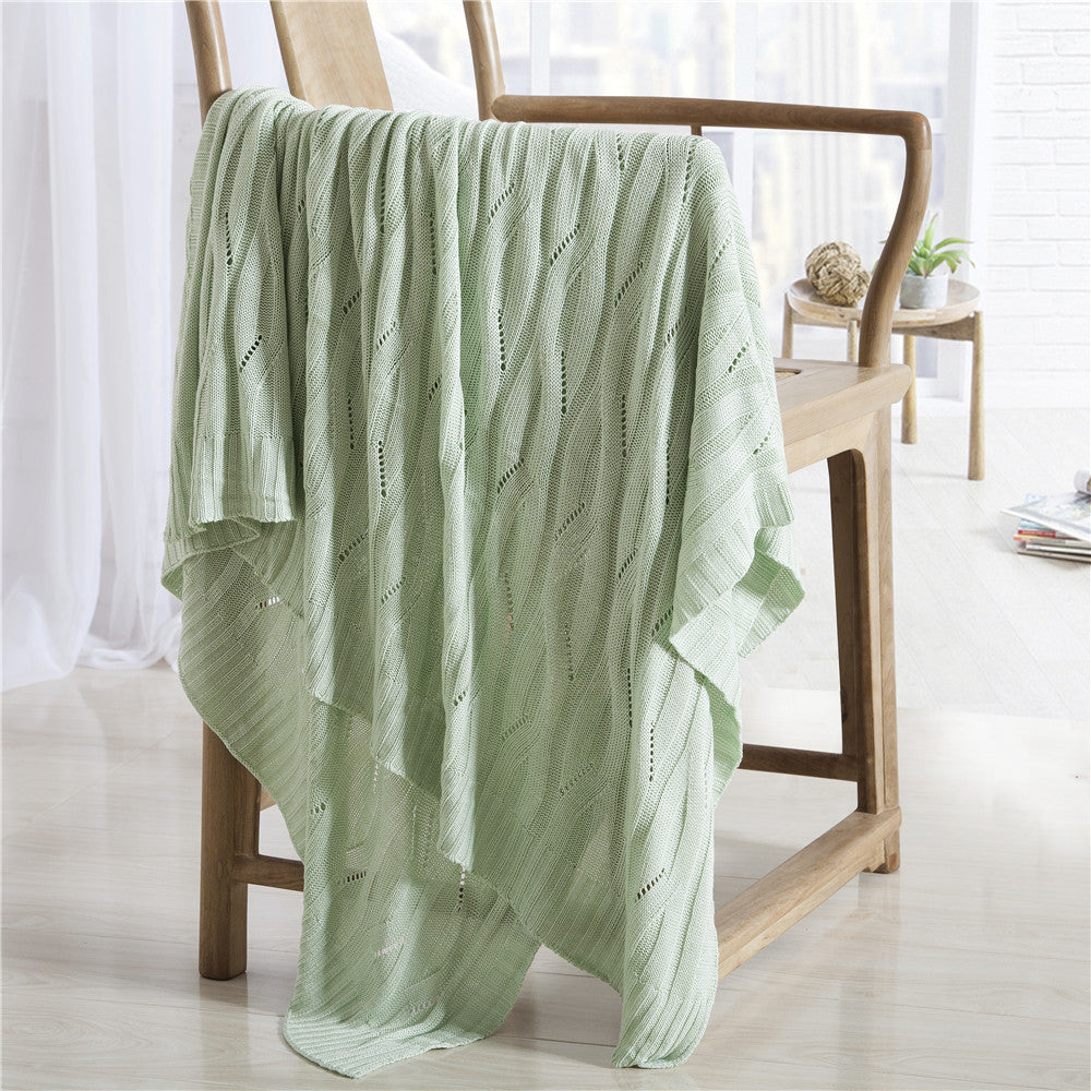 Knitted Blanket - Bamboo FIber