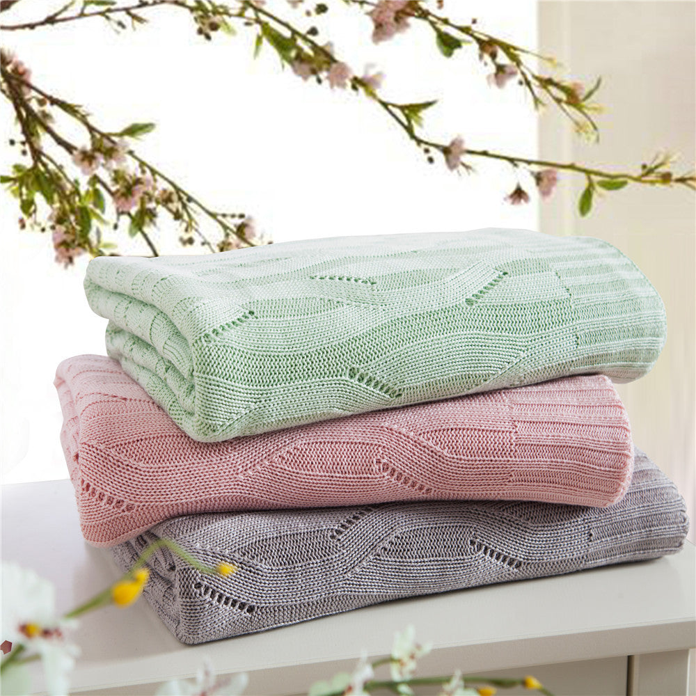 Knitted Blanket - Bamboo FIber