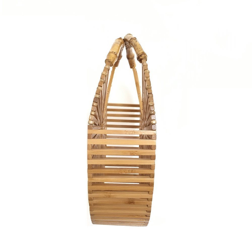 Globe Shape Bamboo Bag