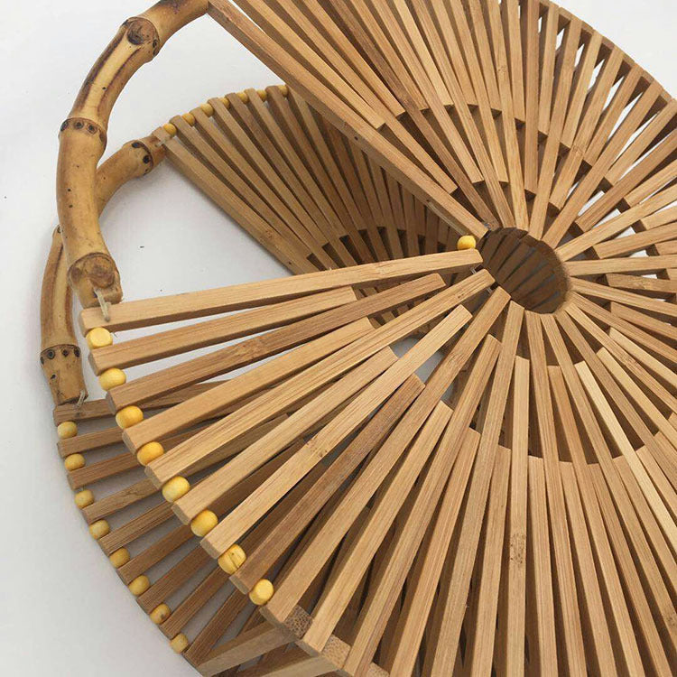 Globe Shape Bamboo Bag