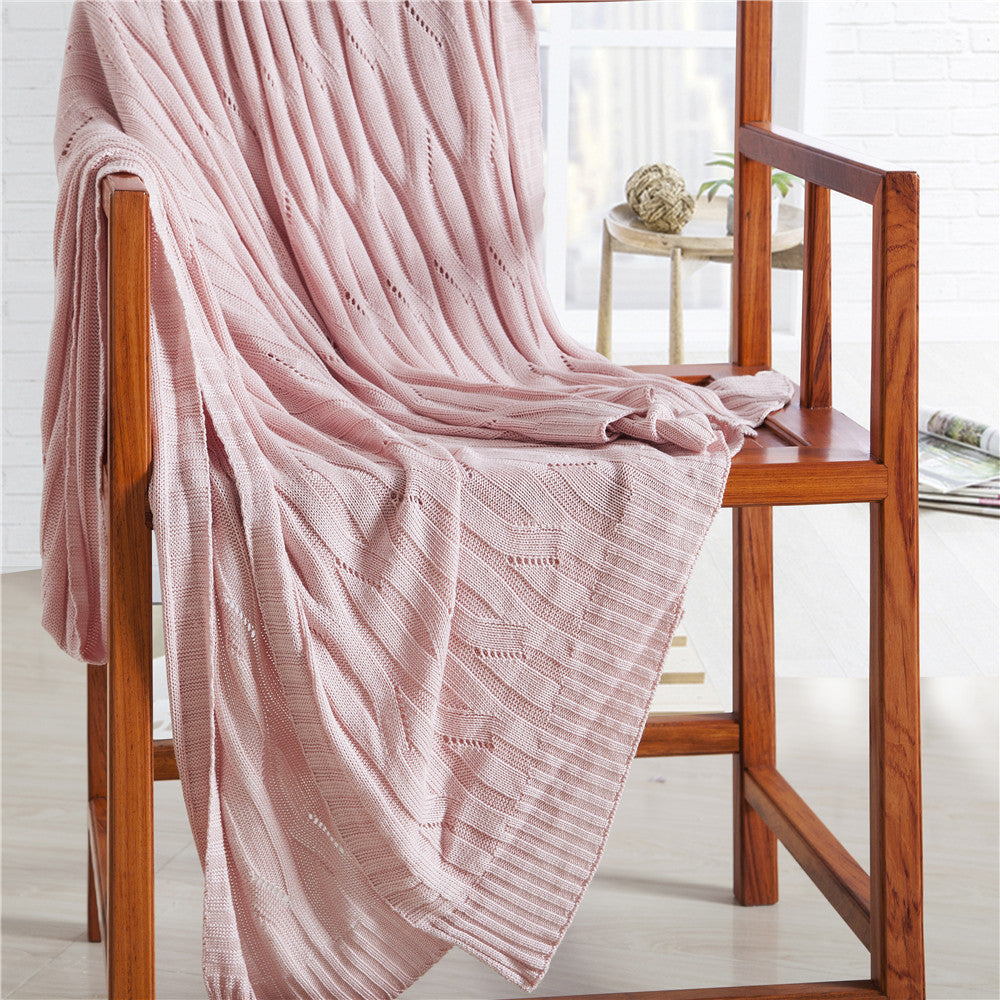 Knitted Blanket - Bamboo FIber