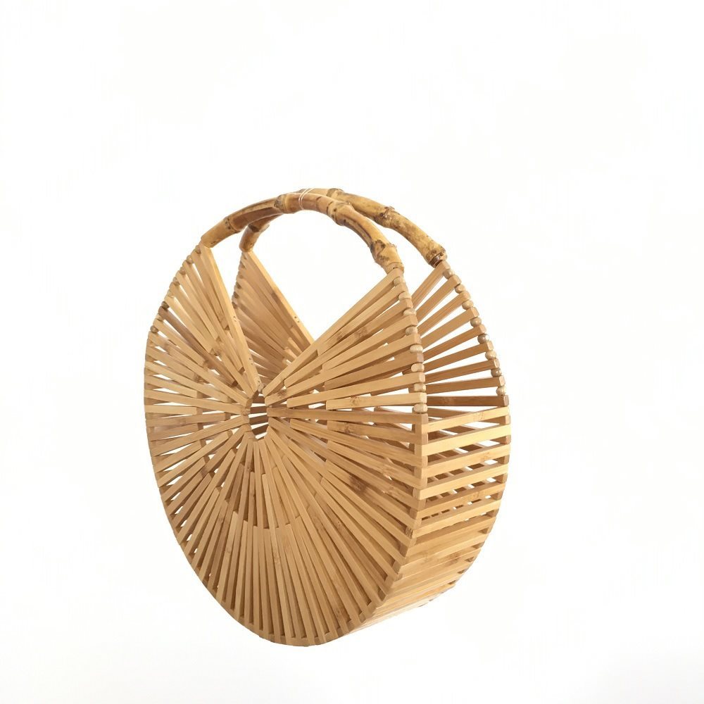 Globe Shape Bamboo Bag