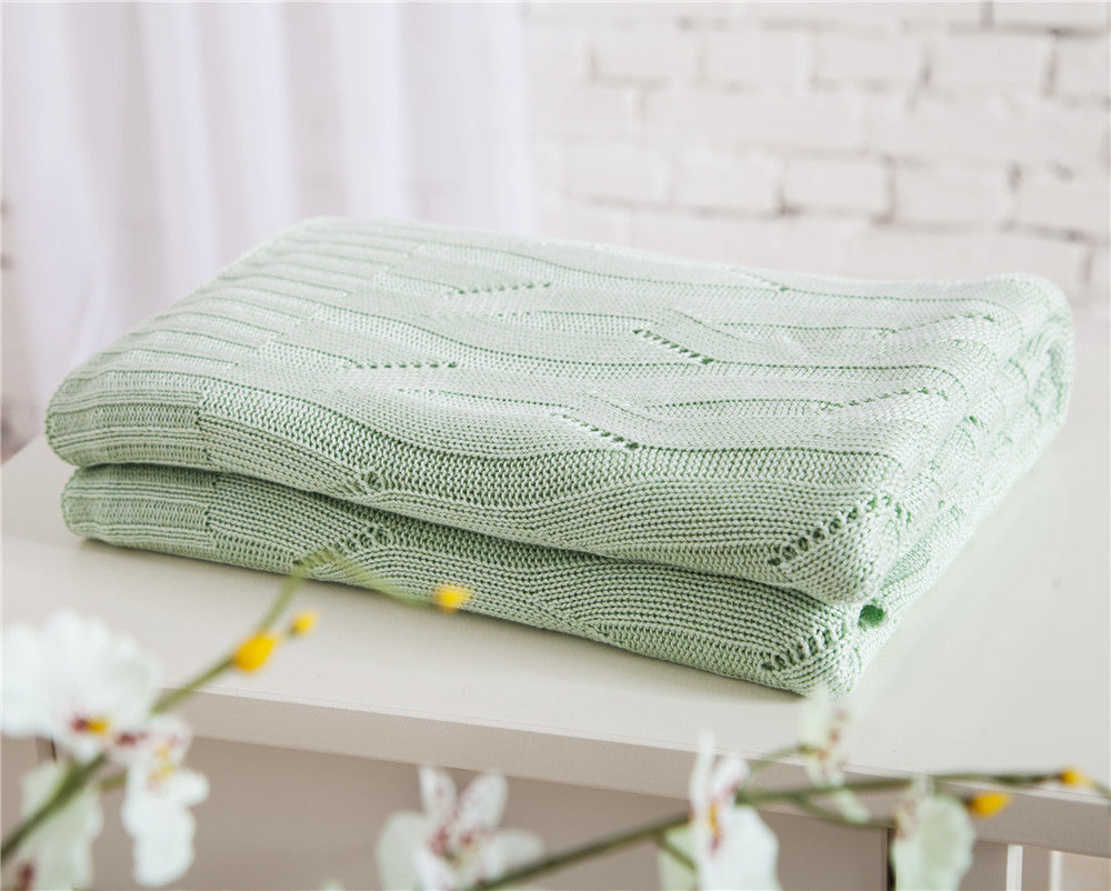 Knitted Blanket - Bamboo FIber