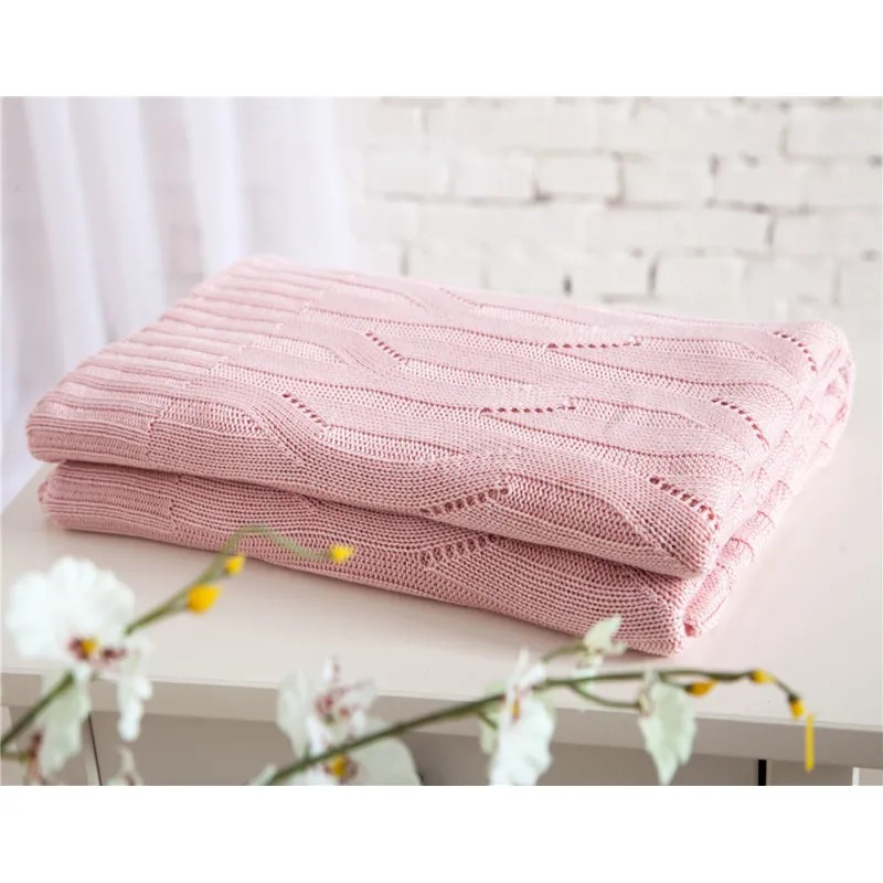 Knitted Blanket - Bamboo FIber