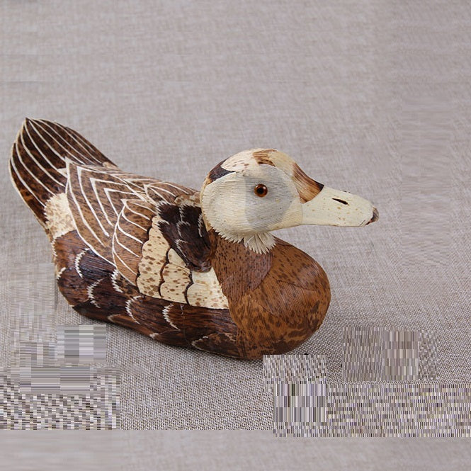 Handmade Duck-Art - Bamboo Wood