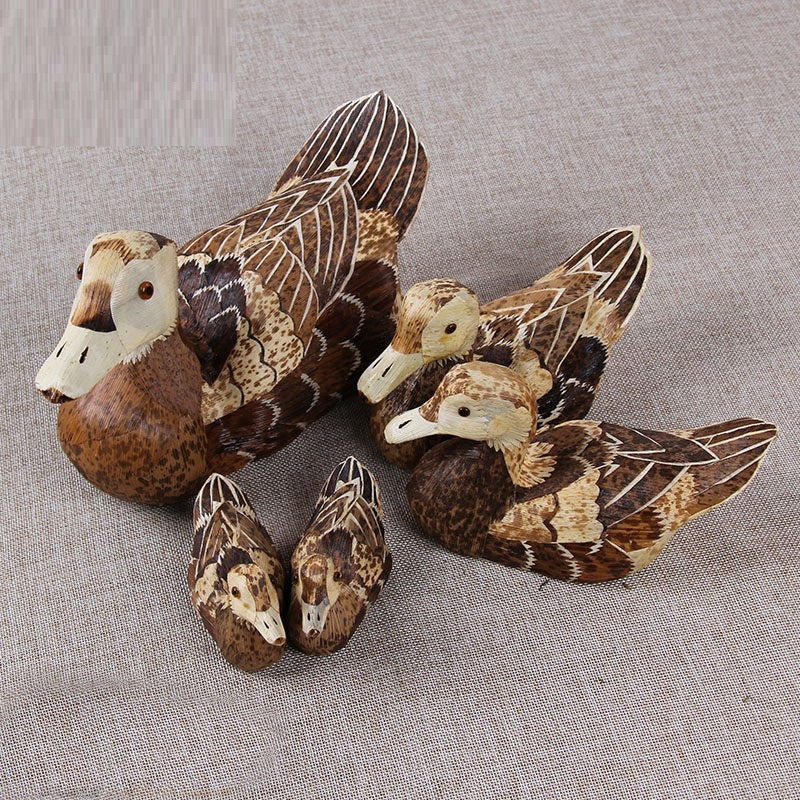 Handmade Duck-Art - Bamboo Wood