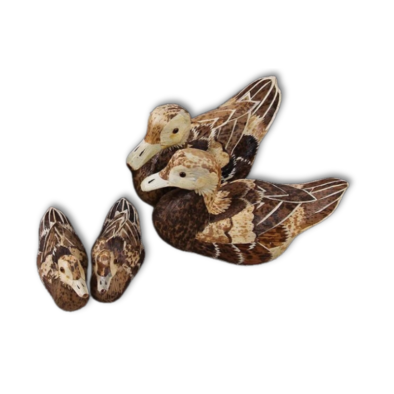 Handmade Duck-Art - Bamboo Wood