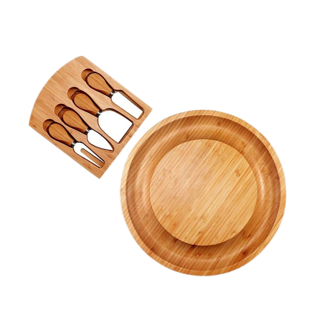 Cheese Plate - Bamboo Wood
